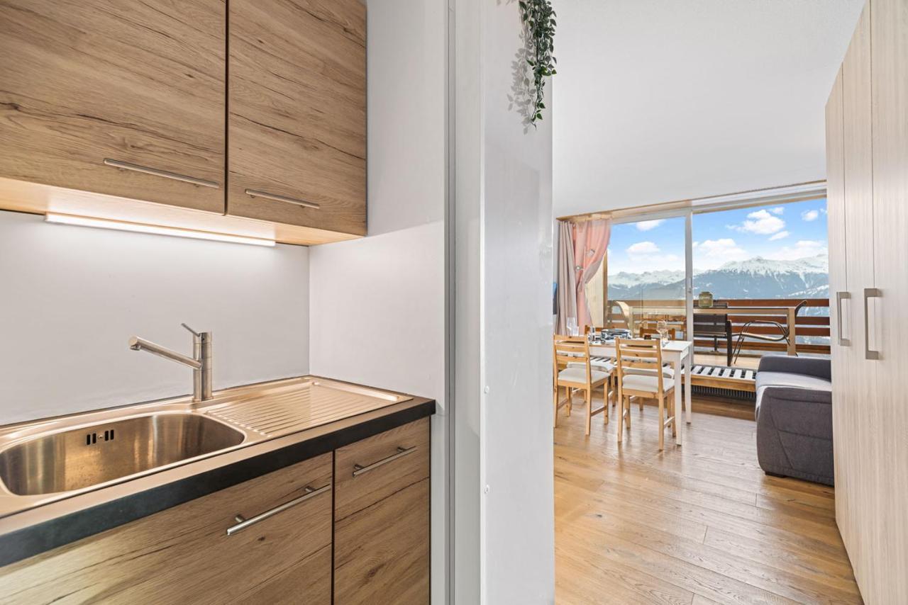 Chaleureux Studio A Anzere, Accessible A Ski, Proche De Tout Exterior foto