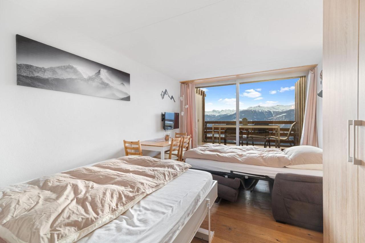 Chaleureux Studio A Anzere, Accessible A Ski, Proche De Tout Exterior foto